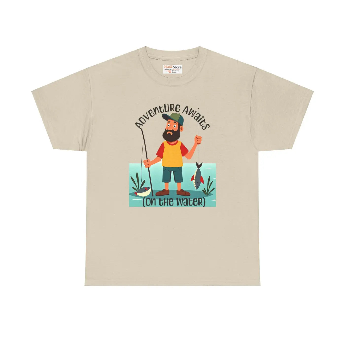 Fisherman Unisex Heavy Cotton Tee - Adventure Style - DipaliZ