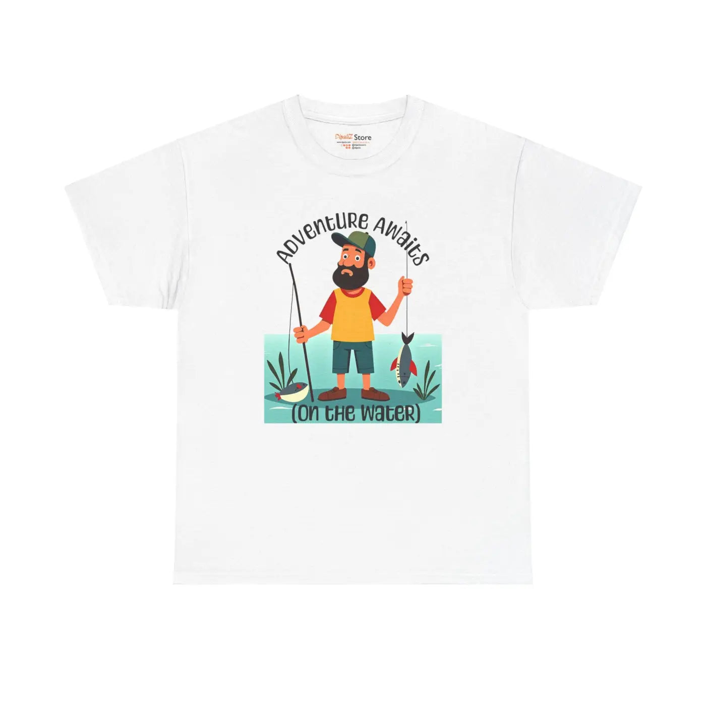 Fisherman Unisex Heavy Cotton Tee - Adventure Style - DipaliZ