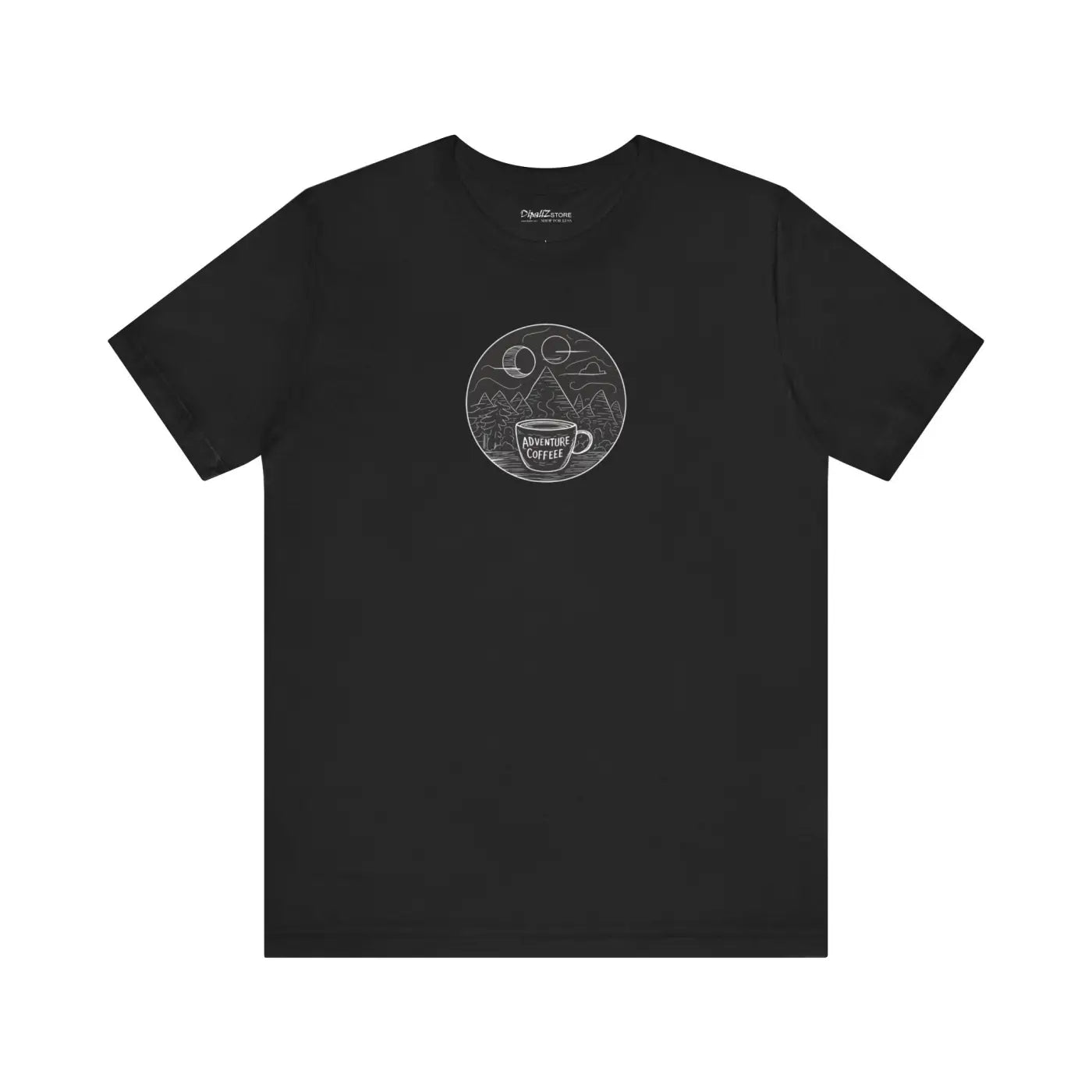 Mountain Coffee Mug Jersey Short Sleeve Tee - Unisex - DipaliZ