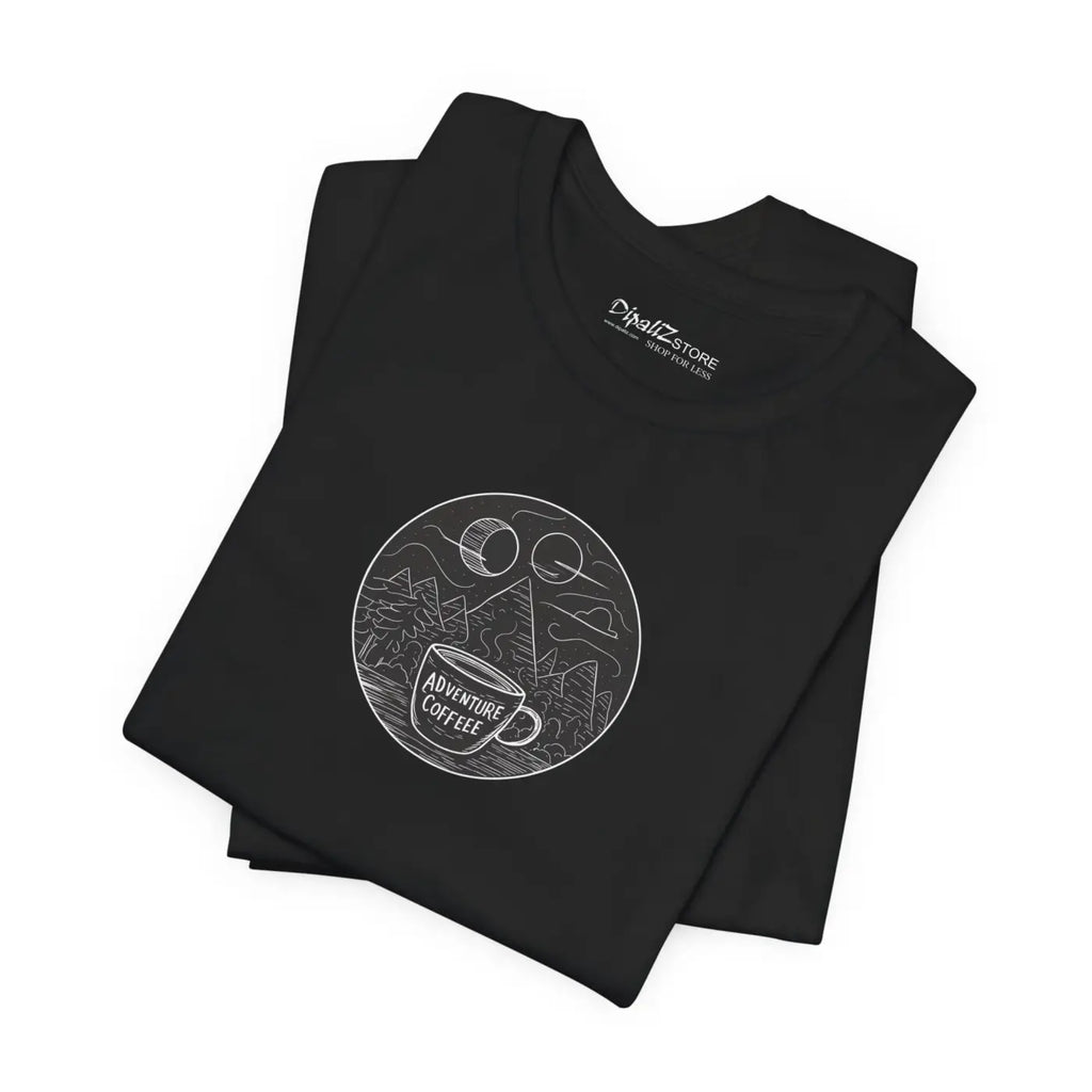 Mountain Coffee Mug Jersey Short Sleeve Tee - Unisex - DipaliZ