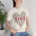 Adventure Heart Tee - Word Cloud Design - DipaliZ
