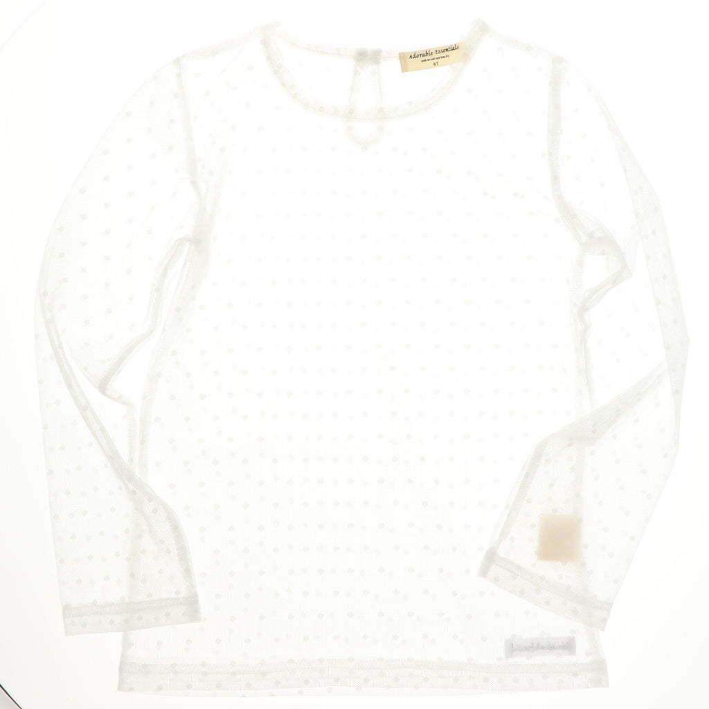 Dainty Lace Simple Shirts--In Stock!
