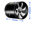 Cylinder Rental Oil Fume Extraction Exhaust Smoke Ventilation Fan