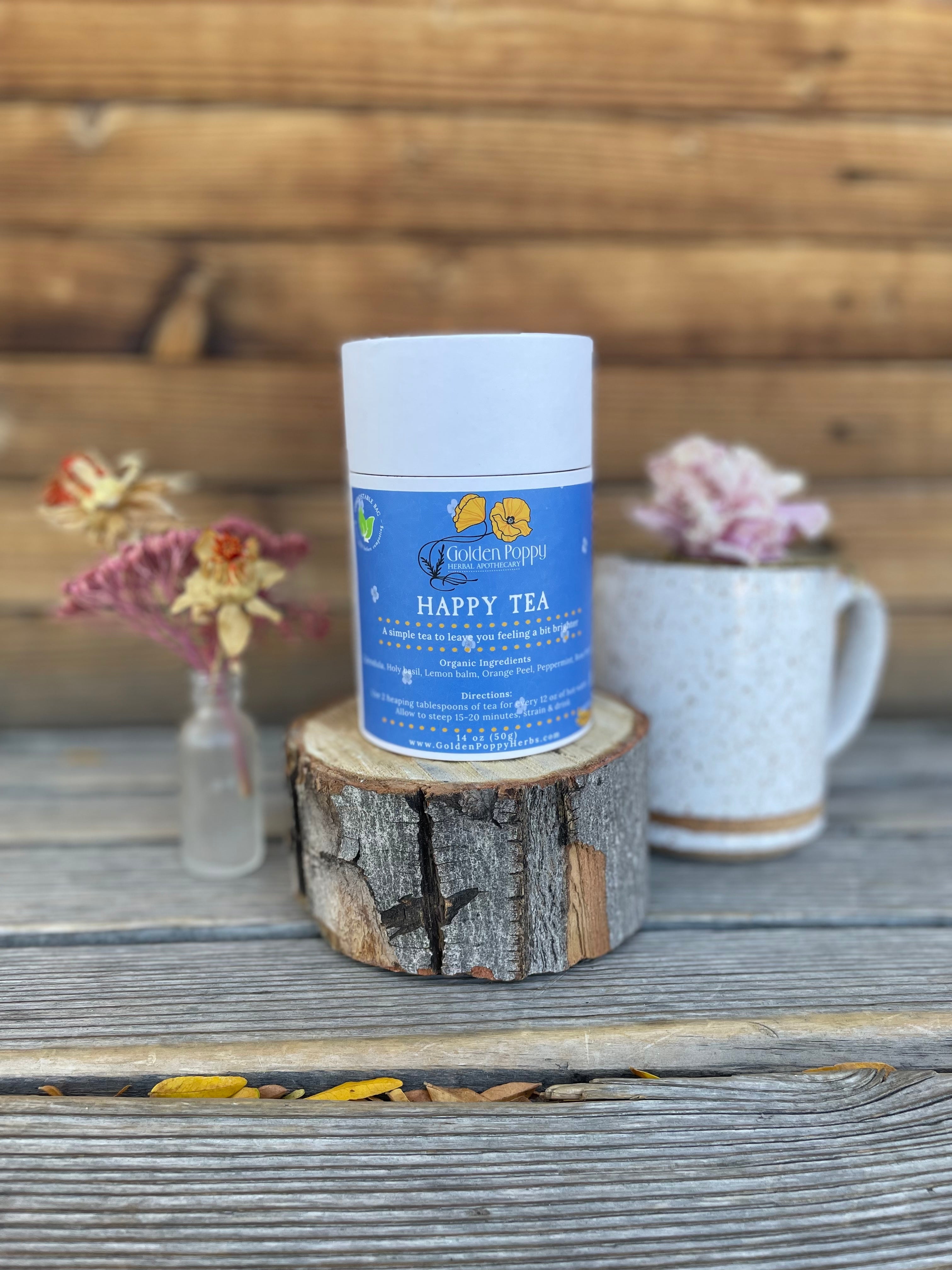 Happy Tea, 14 oz Tube (63g)