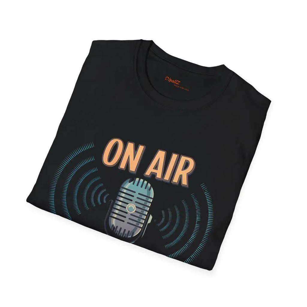 Microphone Enchanting Forest Tee - Soft Unisex Style - DipaliZ
