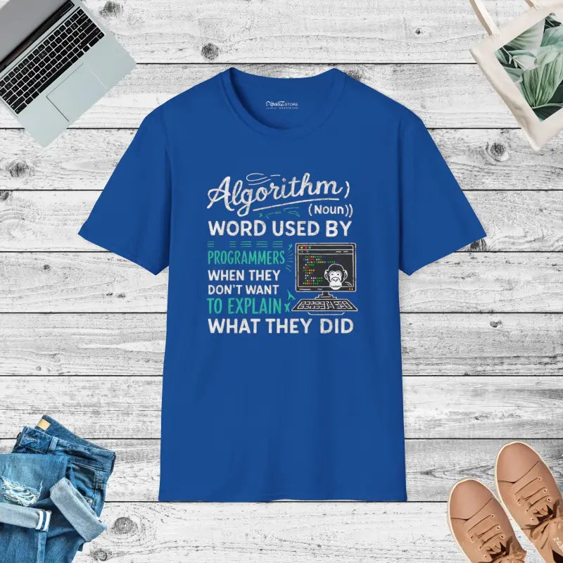 Funny Coding Tee - Soft Cotton Comfort for Coders - DipaliZ