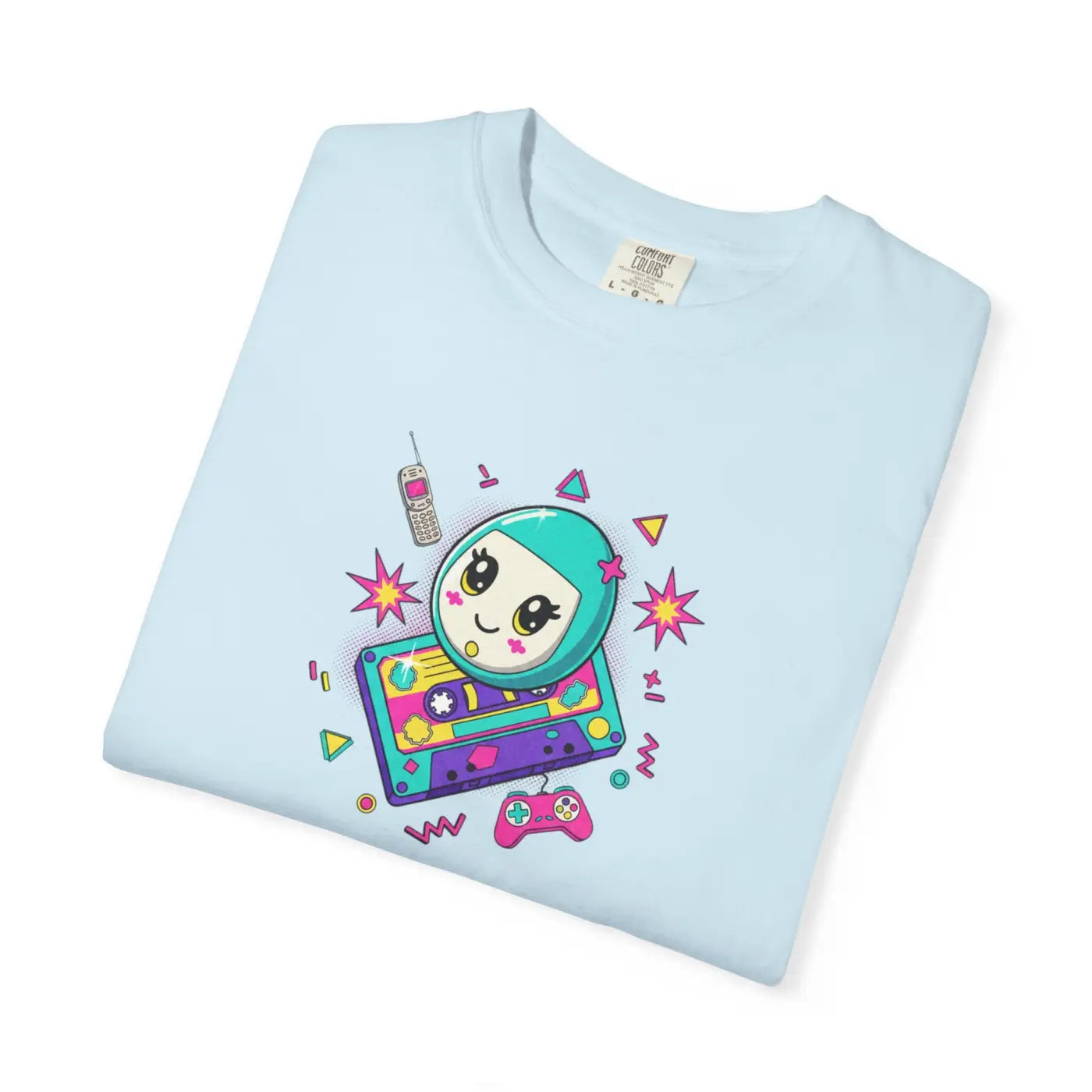 Retro Video Game Tee - Space Alien Handheld Design - DipaliZ