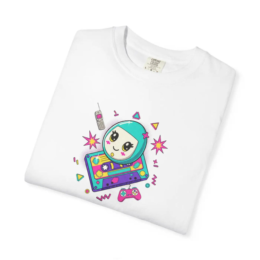 Retro Video Game Tee - Space Alien Handheld Design - DipaliZ