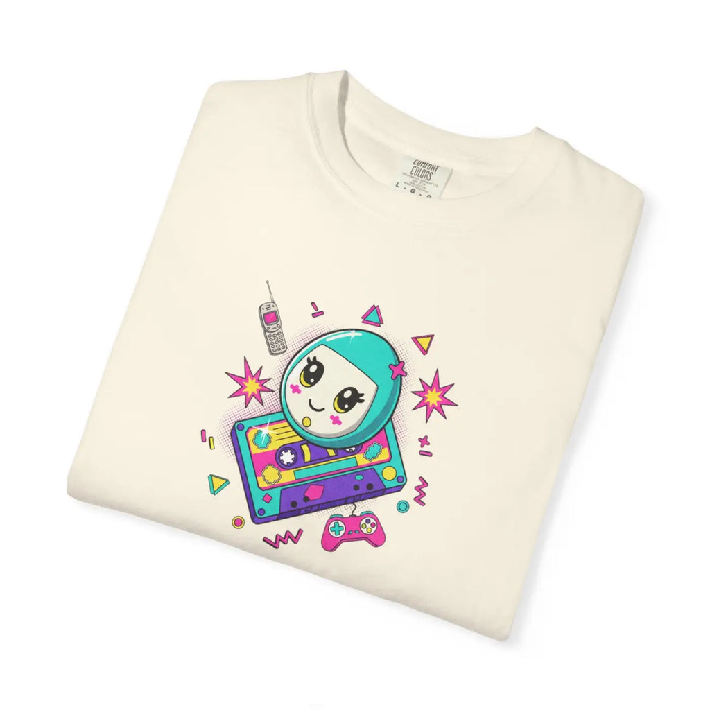 Retro Video Game Tee - Space Alien Handheld Design - DipaliZ