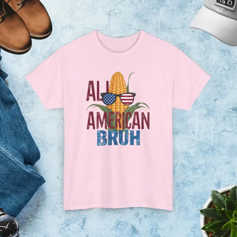 All American Bruh Corn Unisex Heavy Cotton Tee - DipaliZ