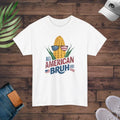 Unisex Heavy Cotton Tee - All American Bruh Corn - DipaliZ
