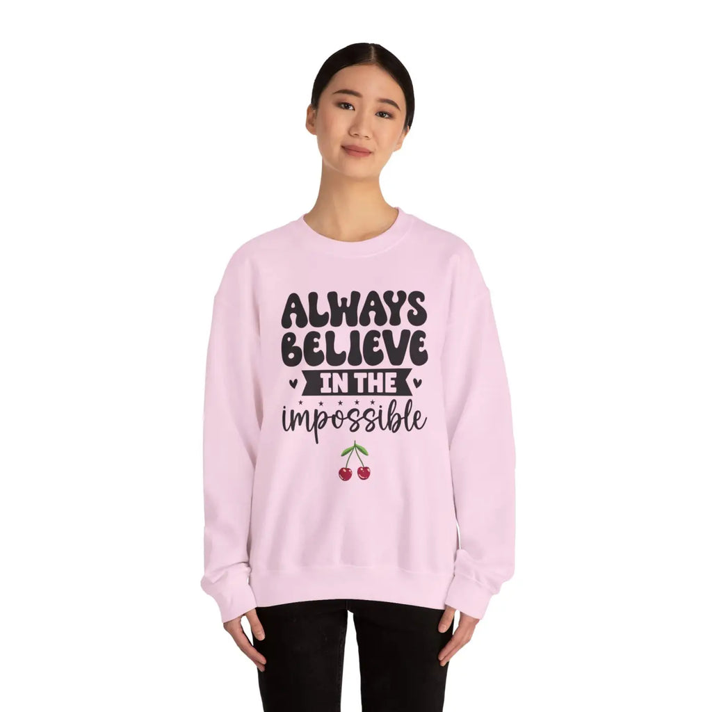 Heavy Blend Crewneck Sweatshirt - Conquer the Day - DipaliZ