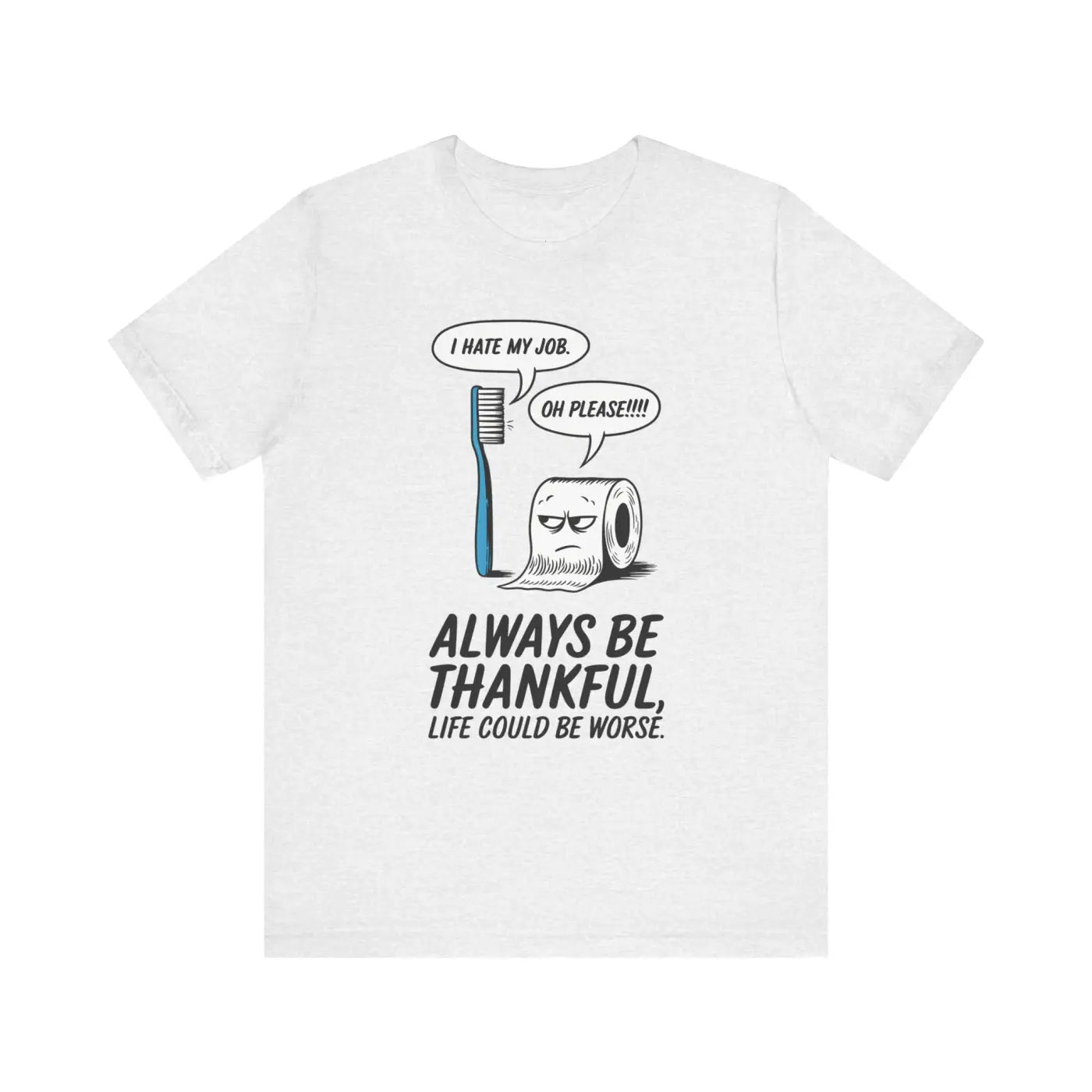 Thankful Tee - Funny Toilet Paper Unisex Jersey - DipaliZ
