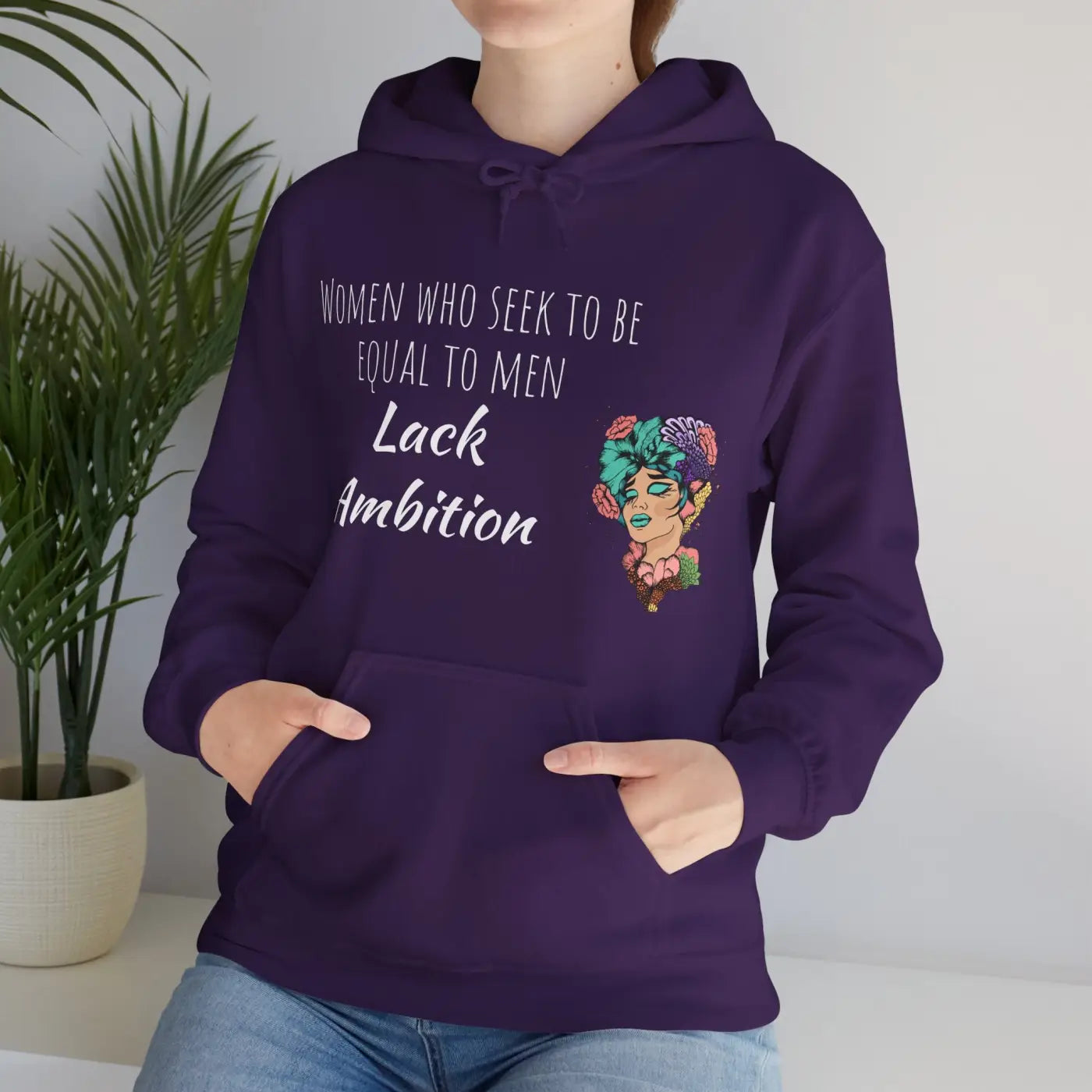 Unisex Heavy Blend™ Hooded Sweatshirt - Ambitious Women - DipaliZ