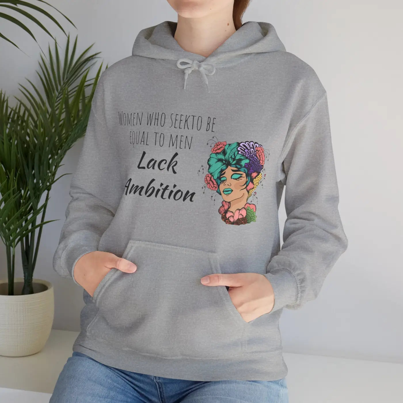 Unisex Heavy Blend™ Hooded Sweatshirt - Ambitious Women - DipaliZ