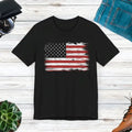 American Flag Short Sleeve Tee - 4th of July Unisex - DipaliZ