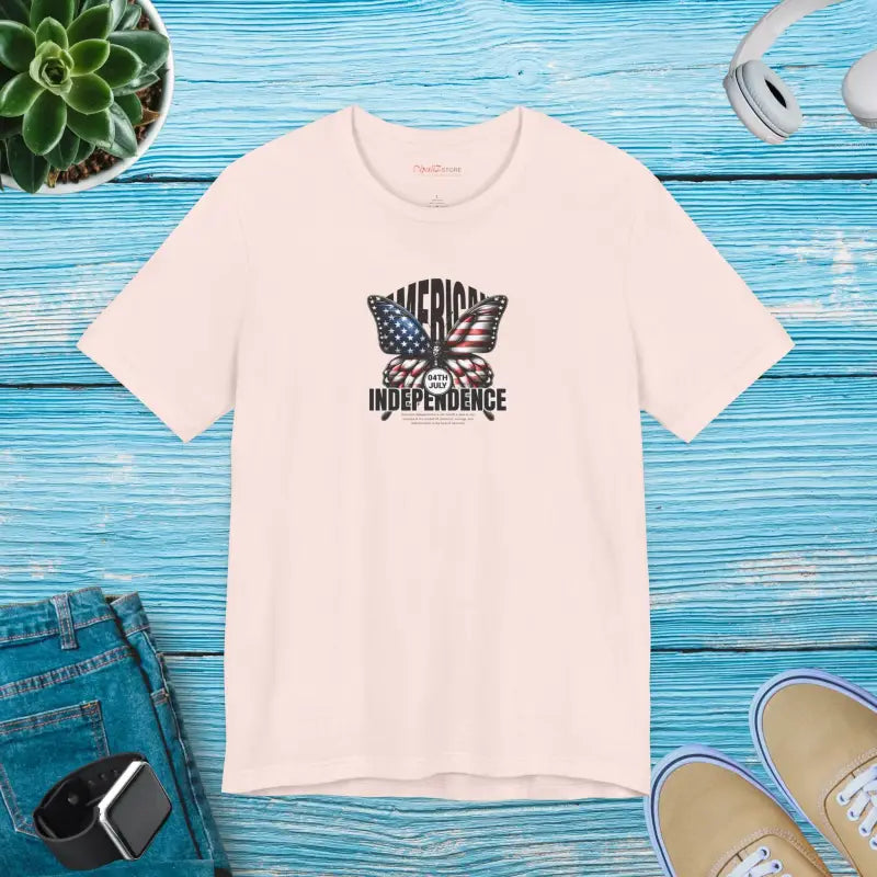 Unisex Jersey Fit Patriotic Tee - 4th of July - DipaliZ