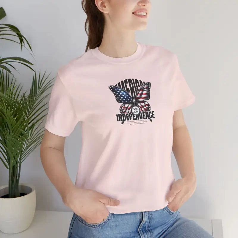 Unisex Jersey Fit Patriotic Tee - 4th of July - DipaliZ