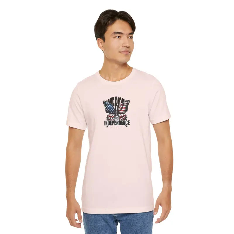 Unisex Jersey Fit Patriotic Tee - 4th of July - DipaliZ