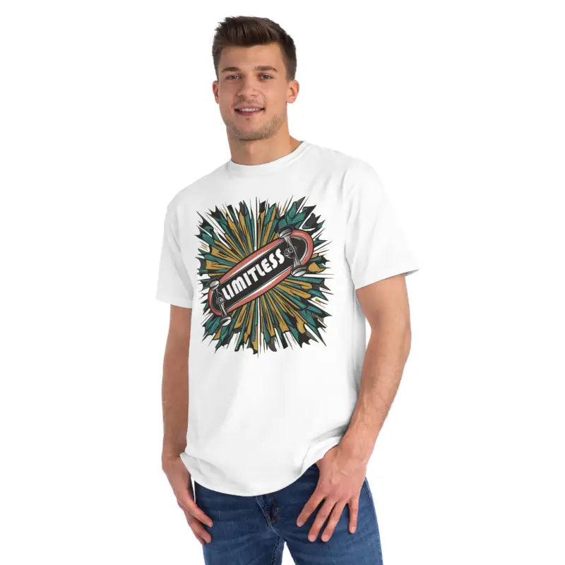 Limitless Graphic Cotton Tee - Organic Adventure Wear - DipaliZ