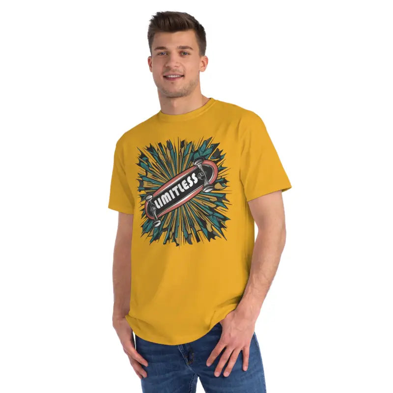 Limitless Graphic Cotton Tee - Organic Adventure Wear - DipaliZ