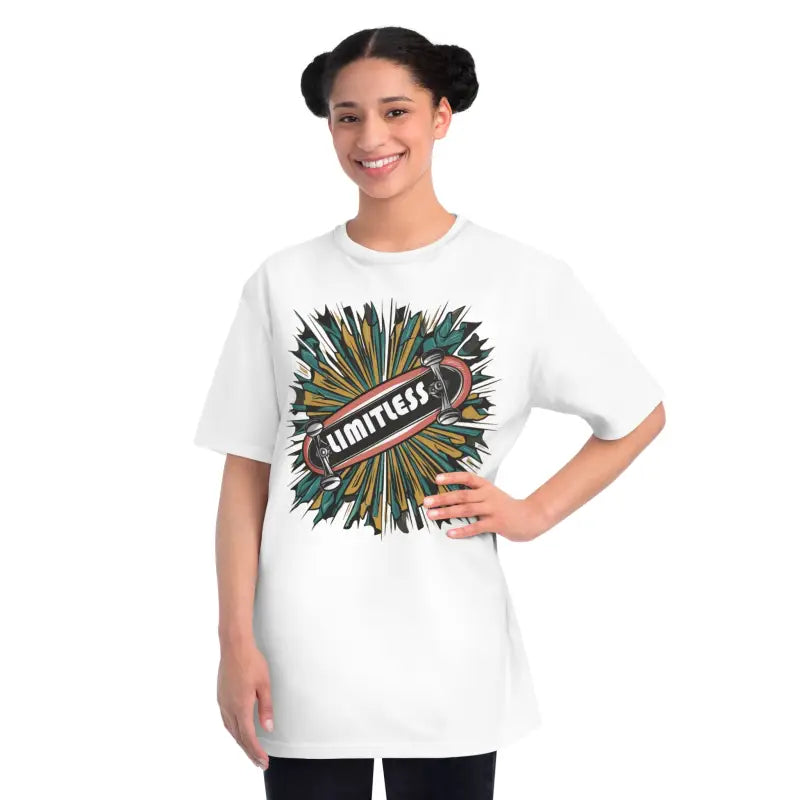 Limitless Graphic Cotton Tee - Organic Adventure Wear - DipaliZ