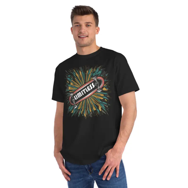 Limitless Graphic Cotton Tee - Organic Adventure Wear - DipaliZ