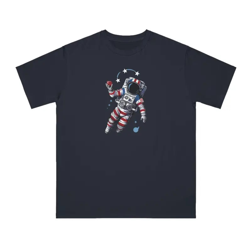 Playful Astronaut Cosmic Tee - Cozy Space Design - DipaliZ