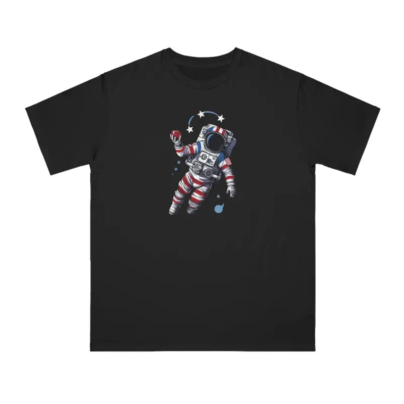 Playful Astronaut Cosmic Tee - Cozy Space Design - DipaliZ
