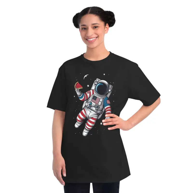 Astronaut Pie Tee - Cozy Playful Space Design - DipaliZ