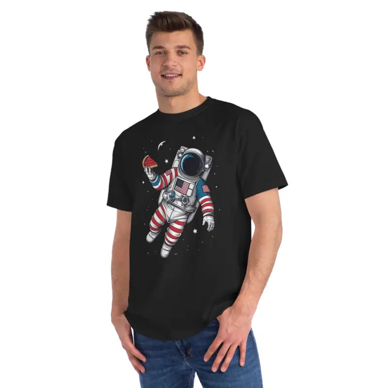 Astronaut Pie Tee - Cozy Playful Space Design - DipaliZ