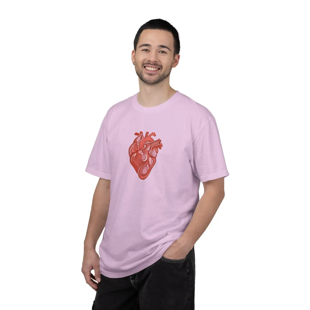 Anatomical Heart Graphic Tee - Low Heat Garment Dyed Cotton - DipaliZ