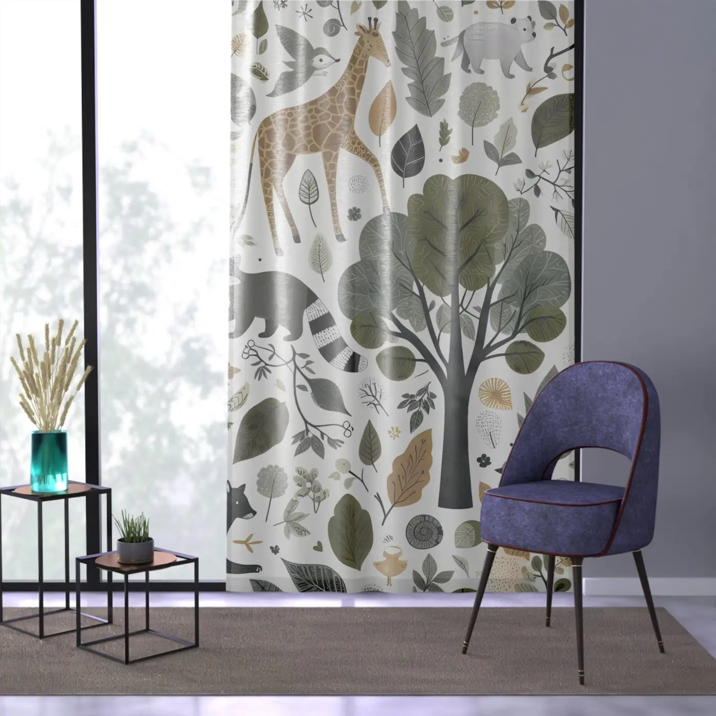 Chic Animal Window Curtains - Bring Nature Home - DipaliZ