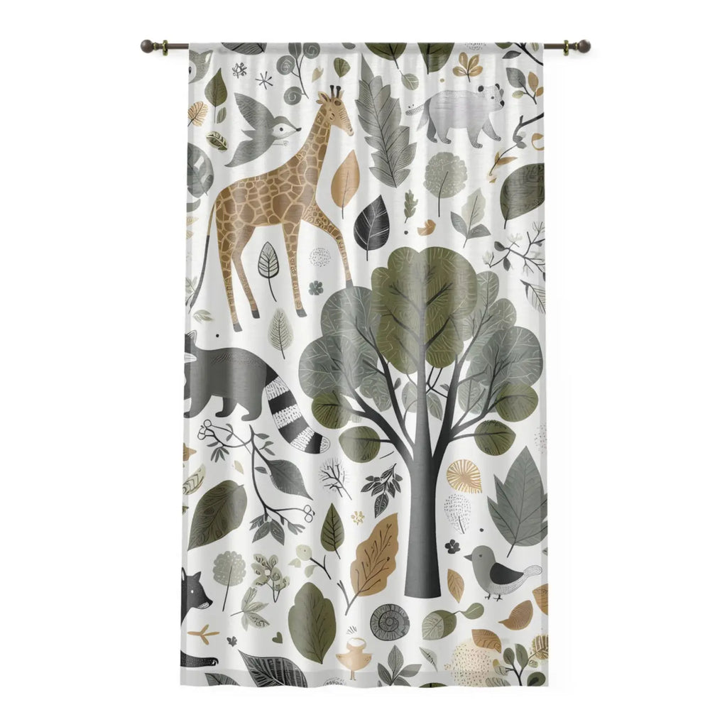 Chic Animal Window Curtains - Bring Nature Home - DipaliZ