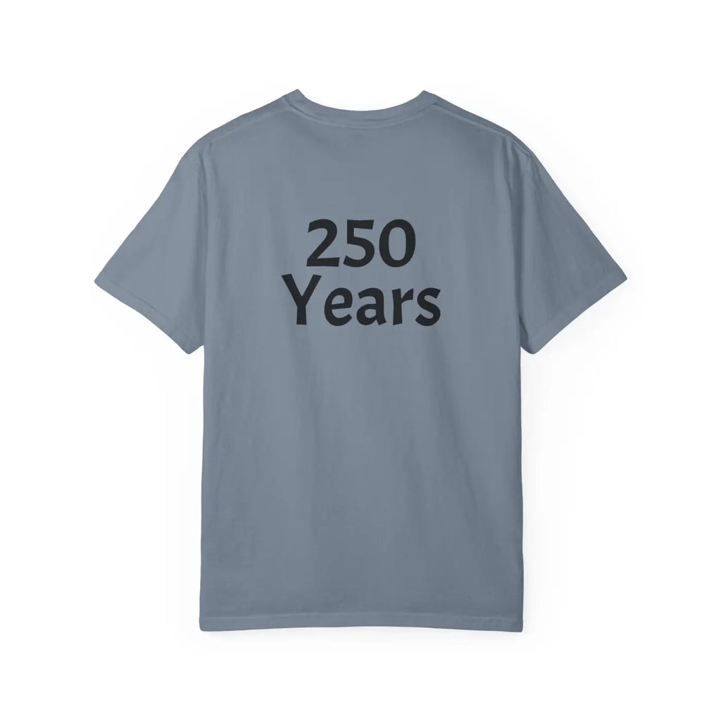 250 Years Commemorative Tee - Garment Dyed Vintage Feel - DipaliZ