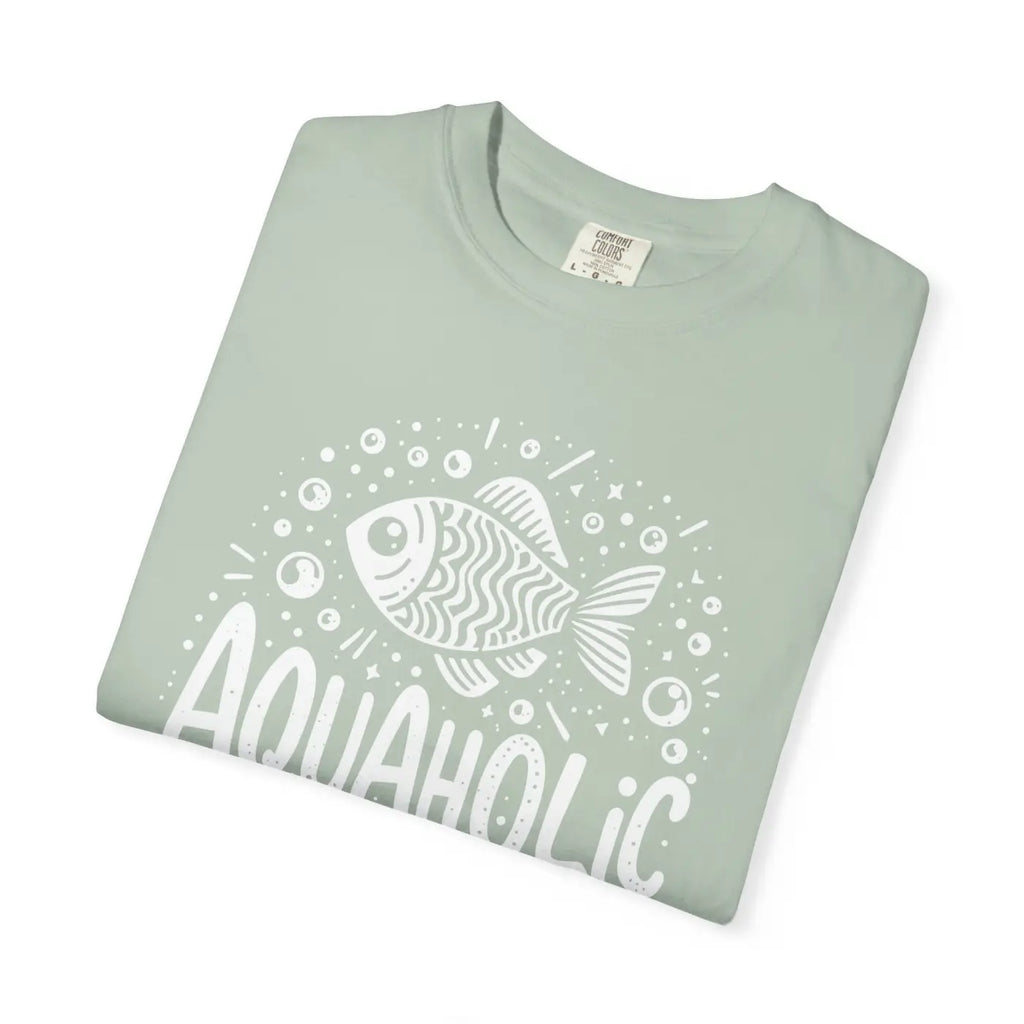 Aquaholic Fish Unisex Tee - Bold Water Lovers - DipaliZ