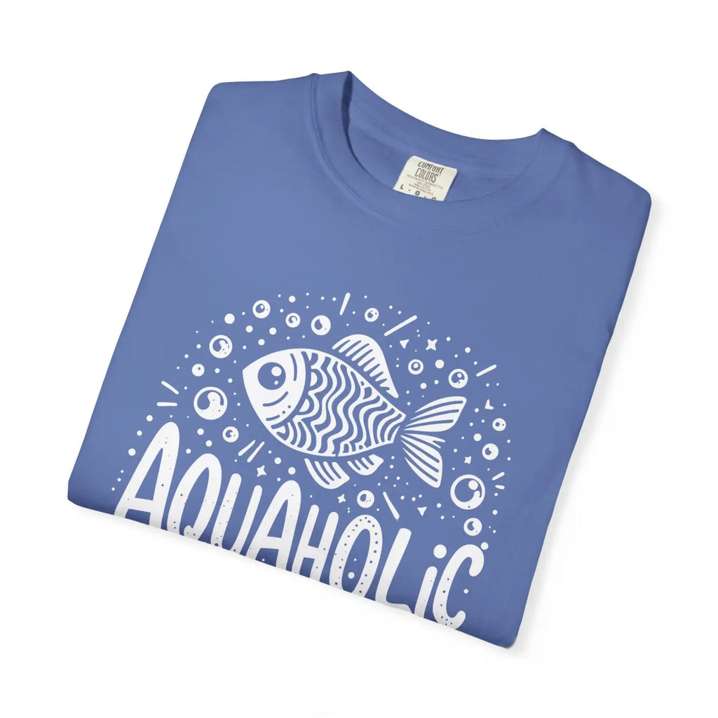 Aquaholic Fish Unisex Tee - Bold Water Lovers - DipaliZ