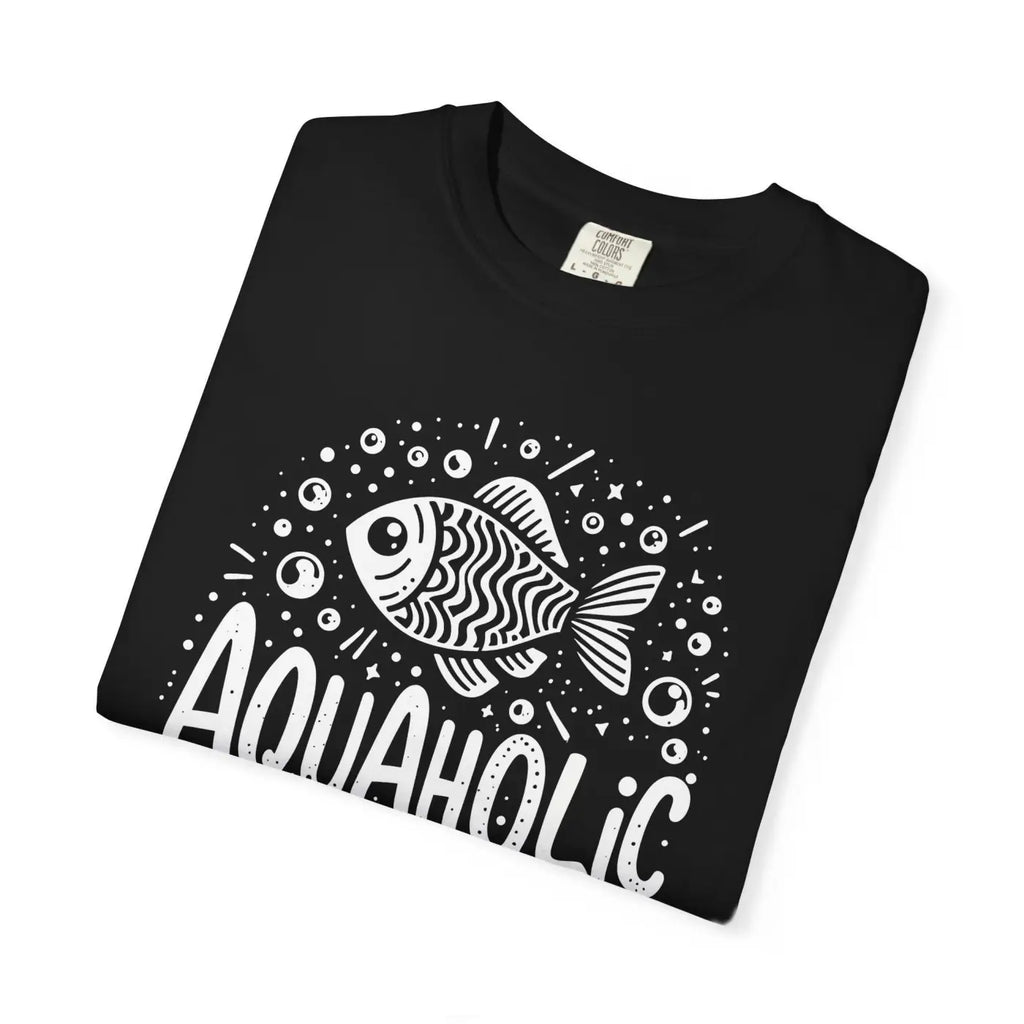 Aquaholic Fish Unisex Tee - Bold Water Lovers - DipaliZ
