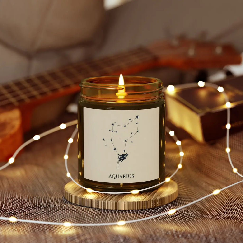 Coconut Apricot Wax Candles - Natural Cotton Wick - DipaliZ