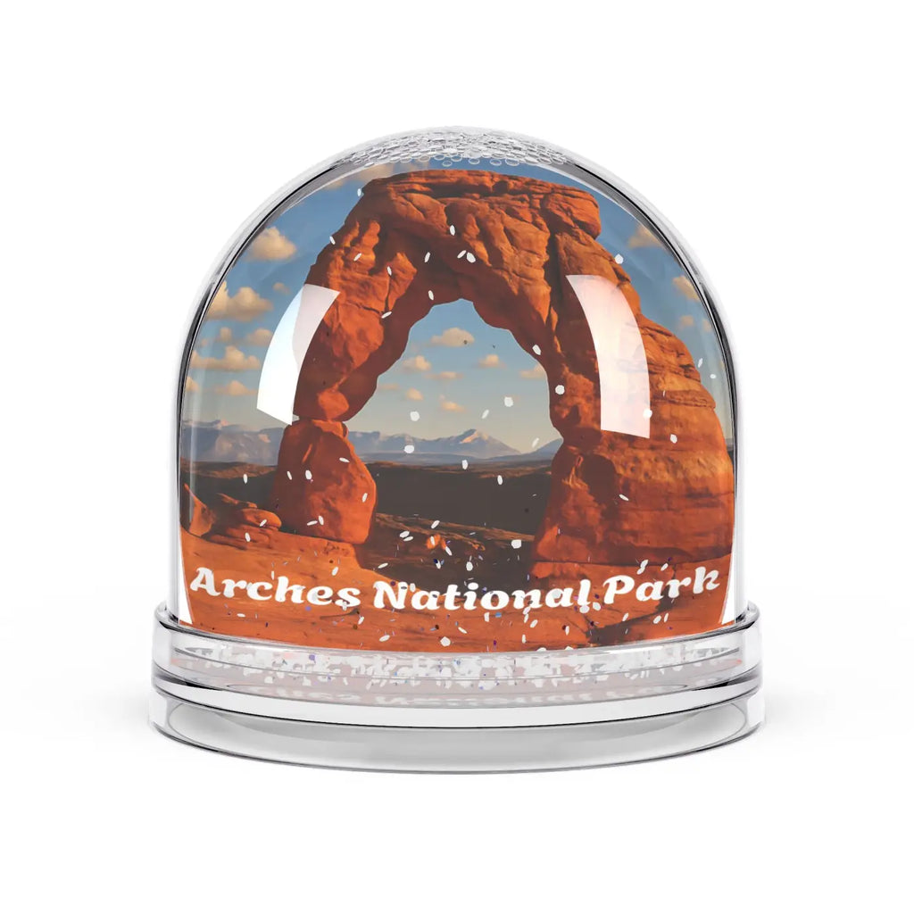 Arches National Park Snow Globe - Winter Wonderland Scene - DipaliZ