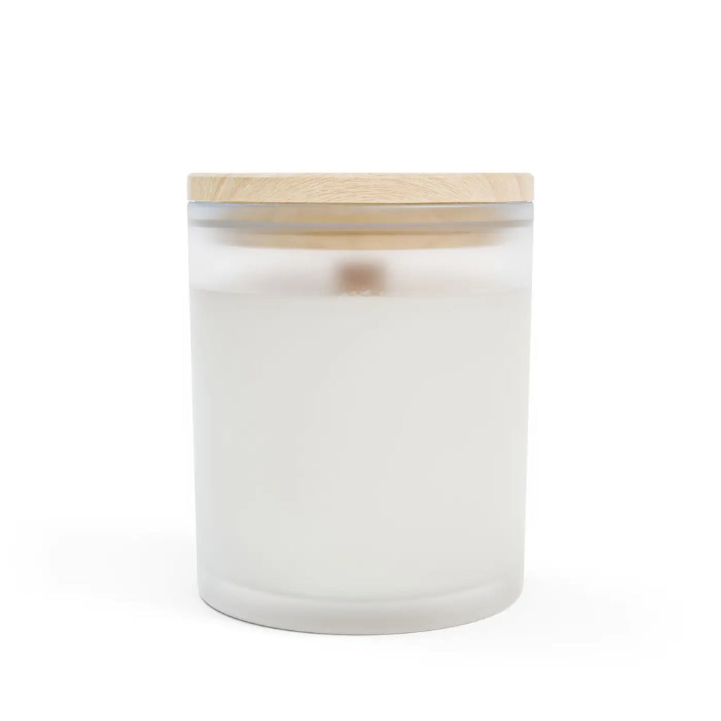 Frosted Glass Aromatherapy Candle - Stress Relief Glow - DipaliZ