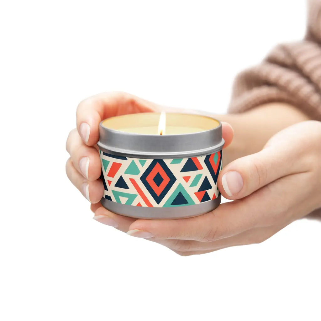 Aromatherapy Tin Candle - Lead-Free Cotton Wick - DipaliZ