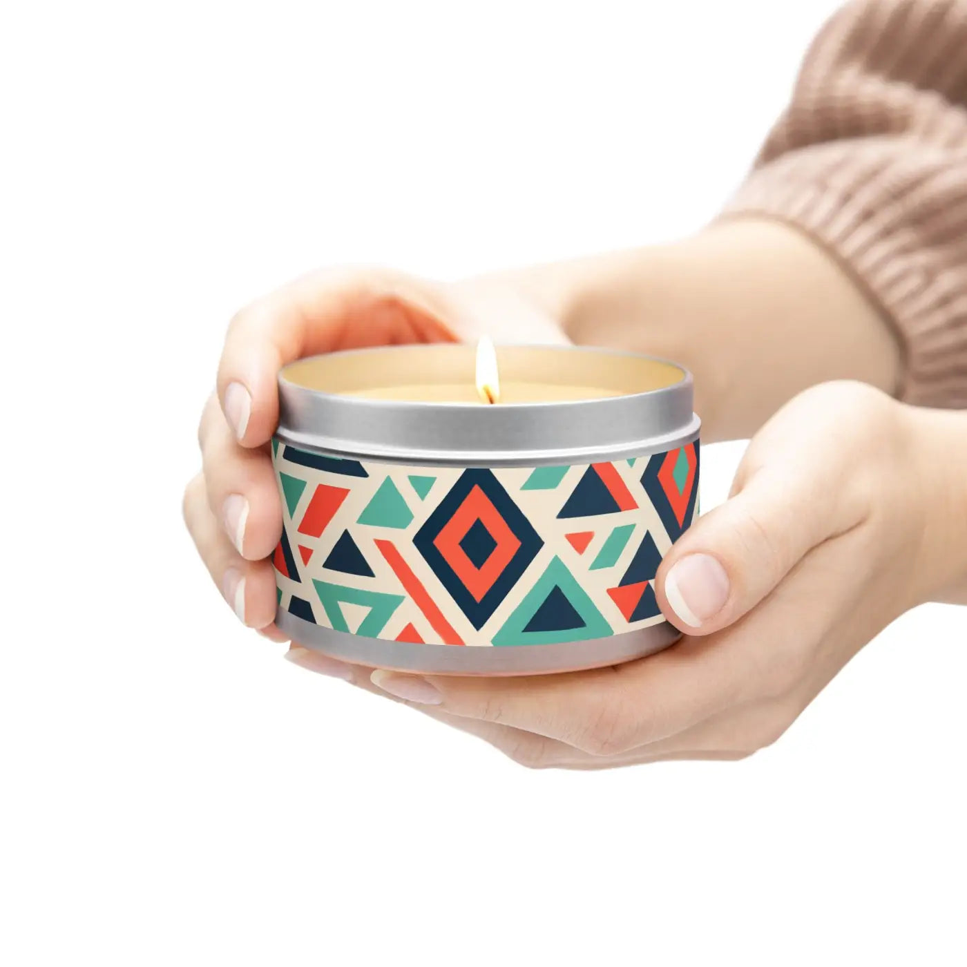Aromatherapy Tin Candle - Lead-Free Cotton Wick - DipaliZ