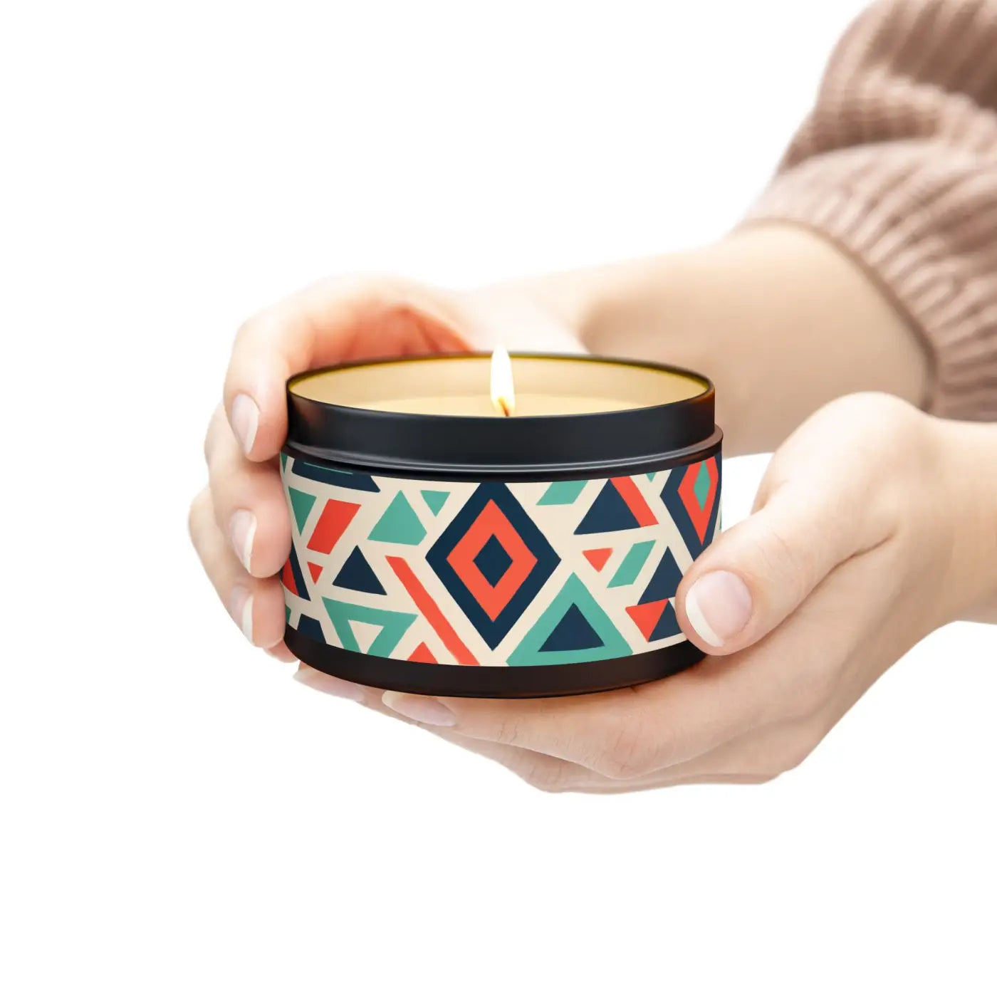 Aromatherapy Tin Candle - Lead-Free Cotton Wick - DipaliZ