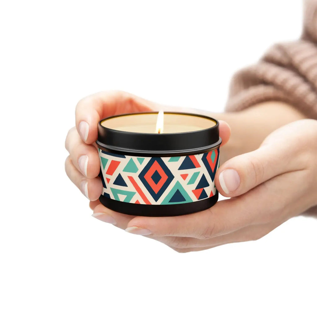 Aromatherapy Tin Candle - Lead-Free Cotton Wick - DipaliZ