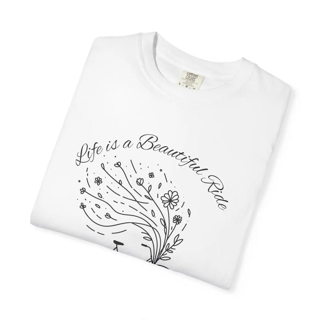Artistic Bicycle Graphic Tee - Unisex Comfort Style - DipaliZ