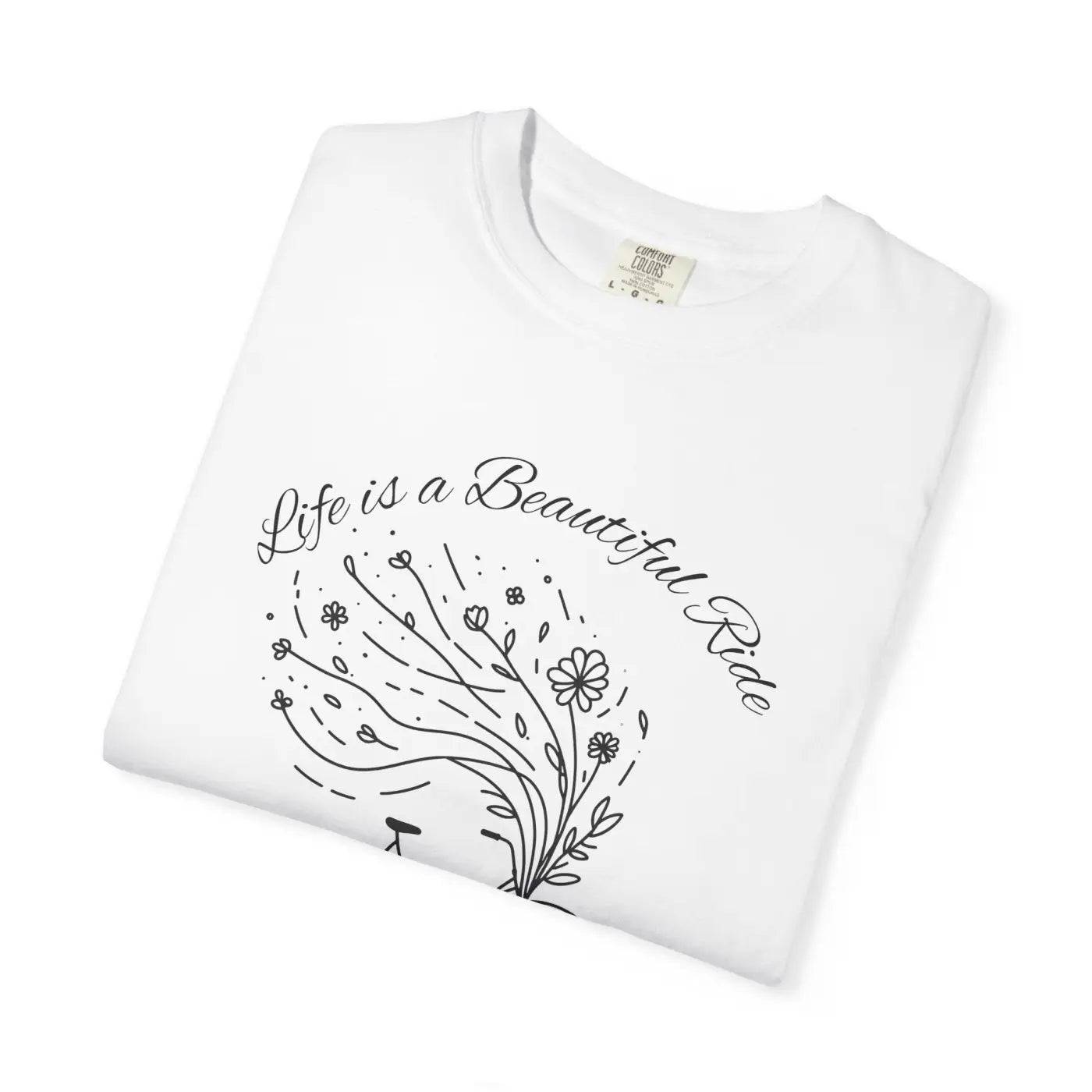 Artistic Bicycle Graphic Tee - Unisex Comfort Style - DipaliZ