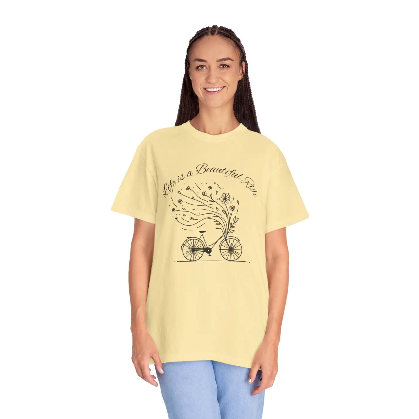 Artistic Bicycle Graphic Tee - Unisex Comfort Style - DipaliZ