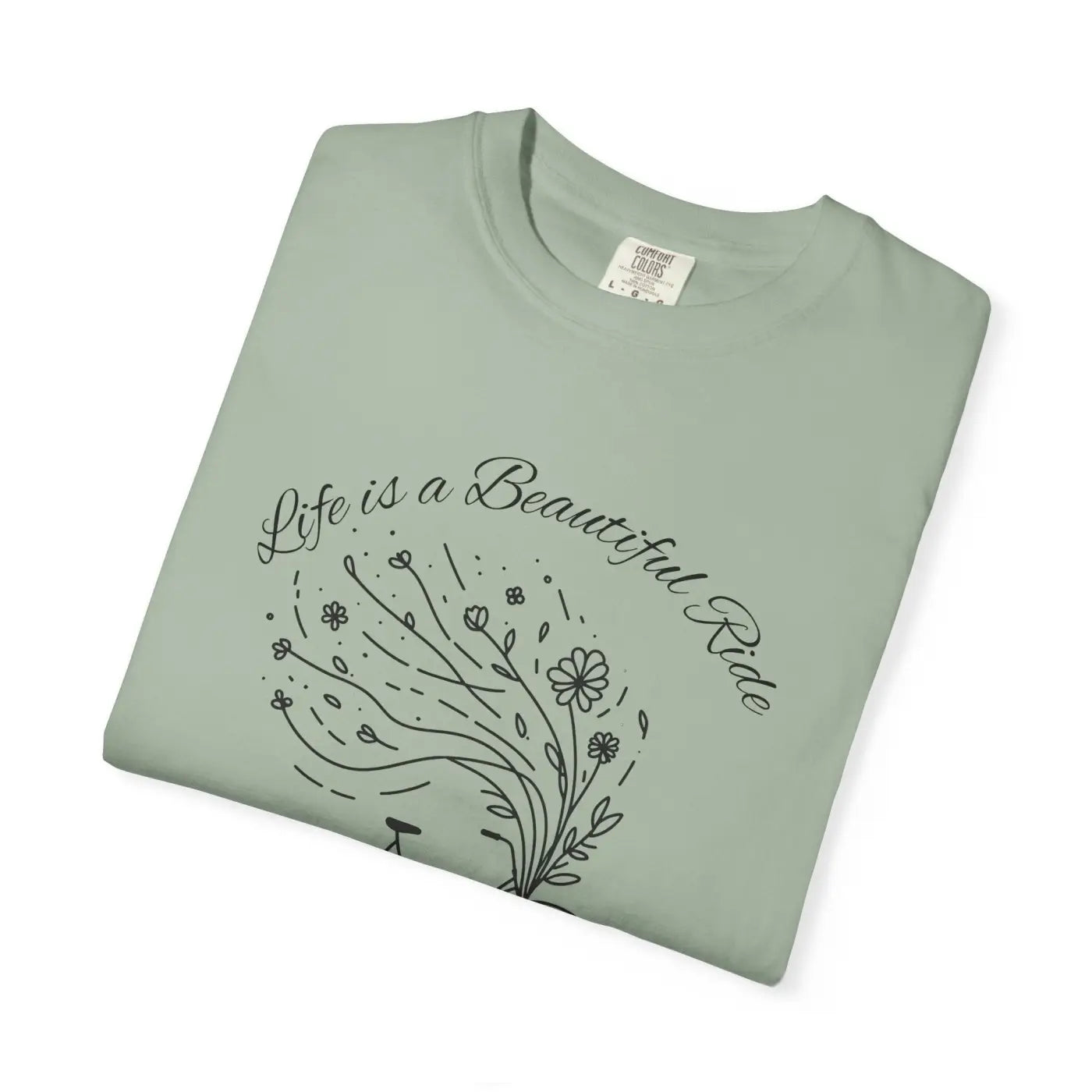 Artistic Bicycle Graphic Tee - Unisex Comfort Style - DipaliZ
