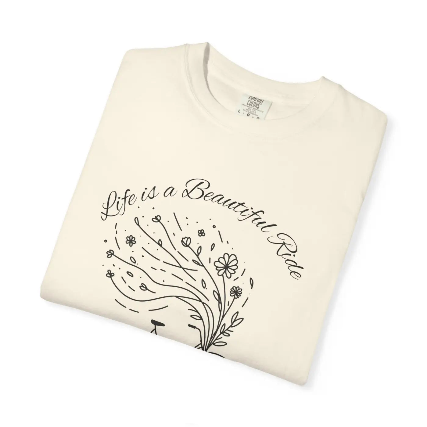 Artistic Bicycle Graphic Tee - Unisex Comfort Style - DipaliZ